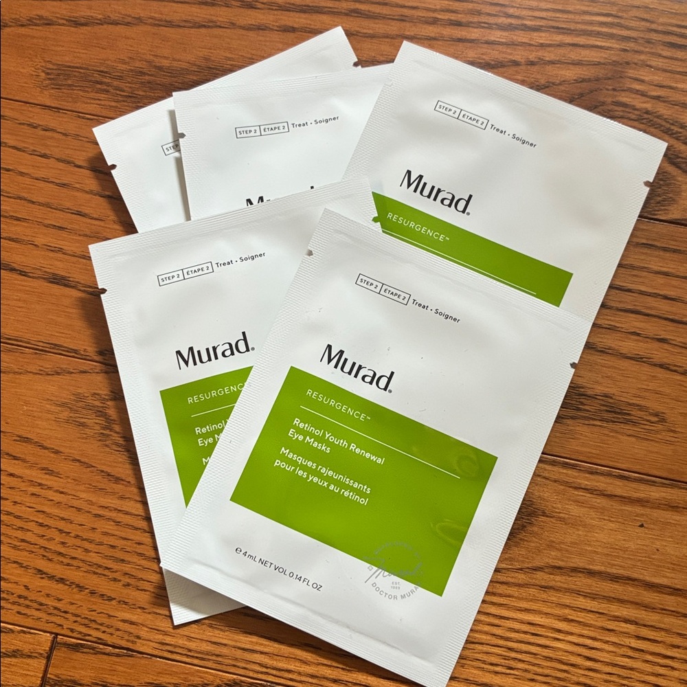 5 X Murad resurgence retinol youth renewal eye masks 4ml